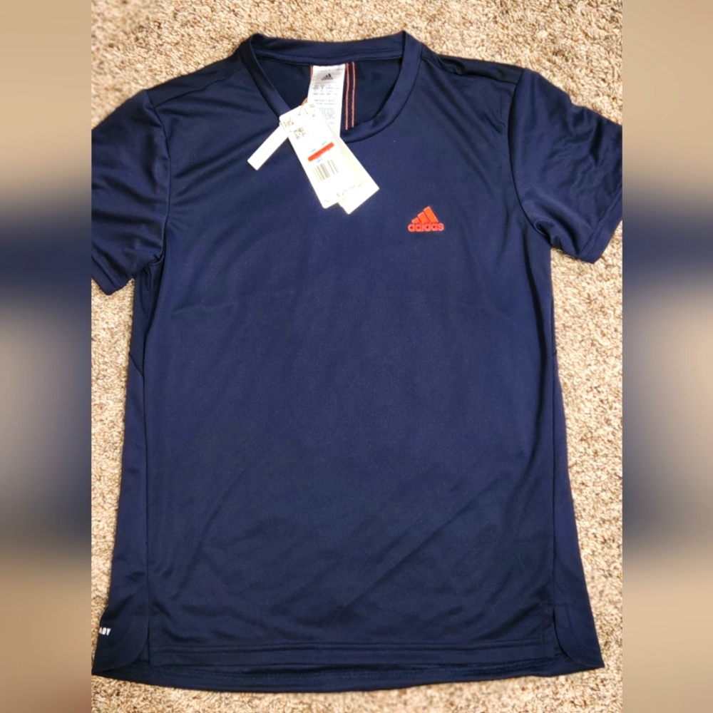 Adidas women's sport shirt. New, small, running, short sleeve. Active wear